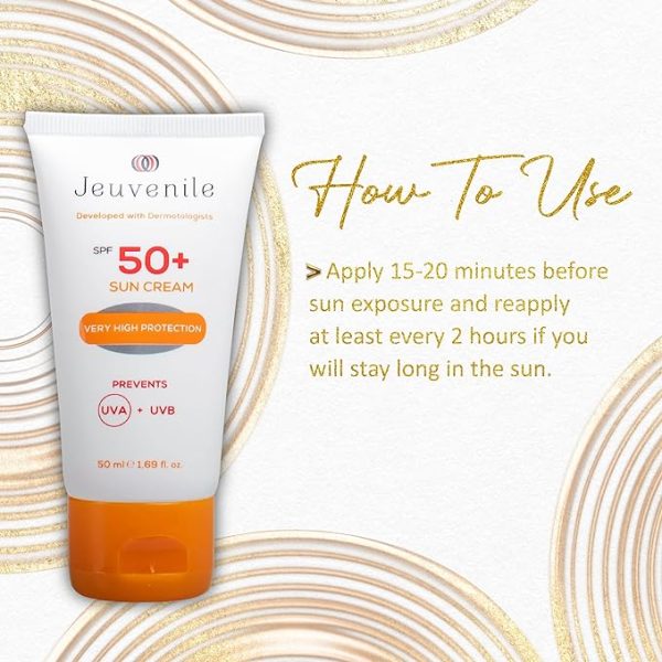 SPF 50+ - How to use