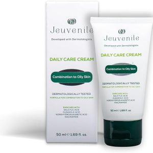 Daily care cream with packaging